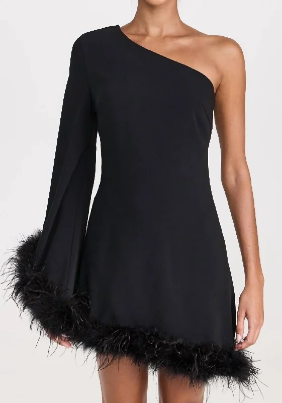 Guinevere Mini Dress In Black